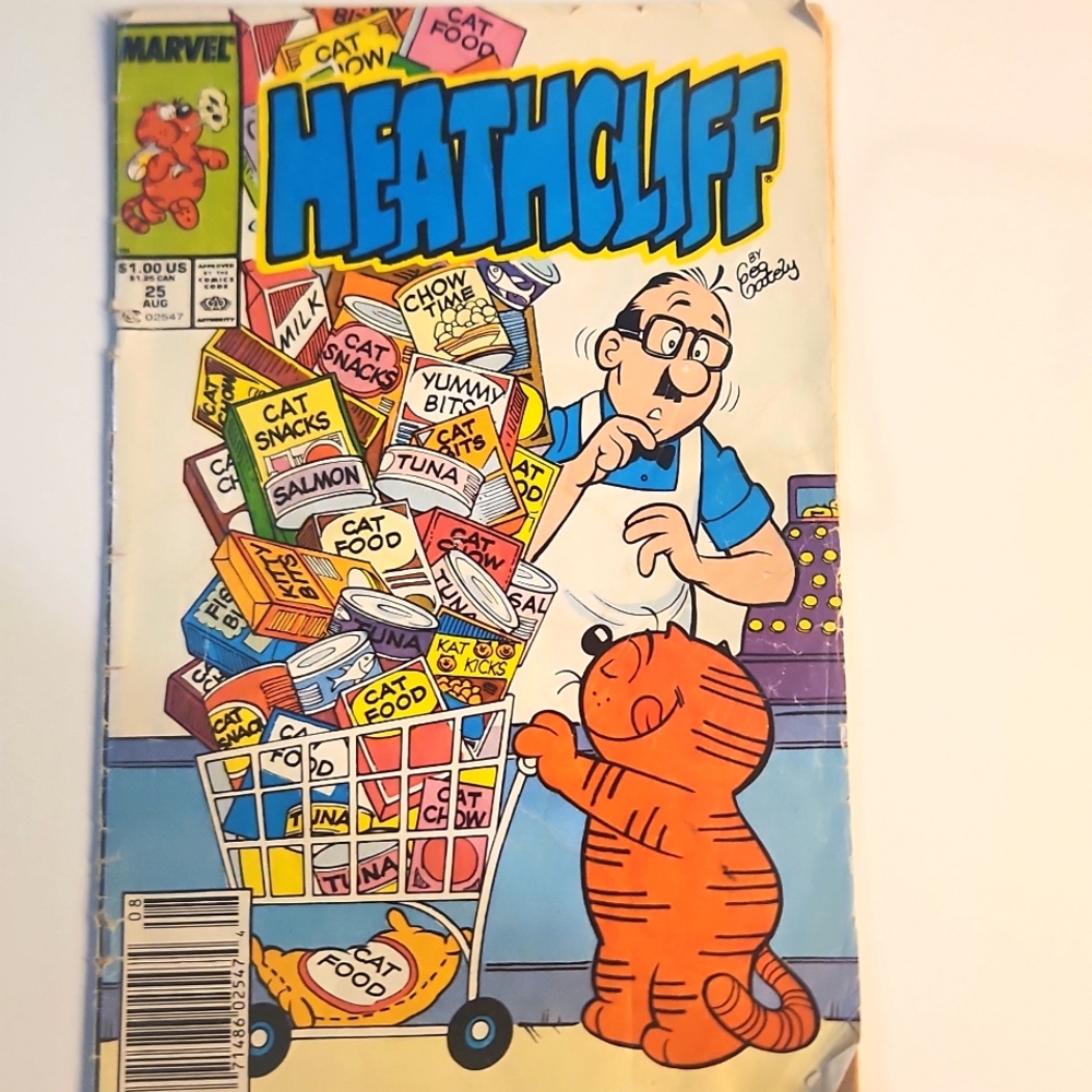 Vintage Heathcliff Marvel Comic Book